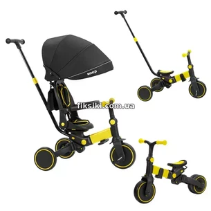 Купить Детский трехколесный велосипед TILLY SNAP T-391 Желтый, 2 в 1