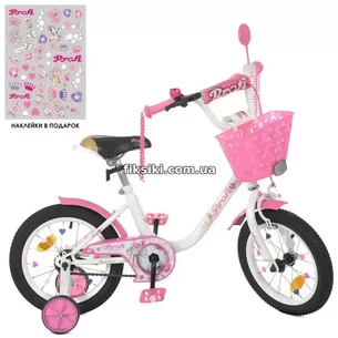 Купить Детский велосипед PROF1 14д. CE 7164 KLA-54, с корзинкой