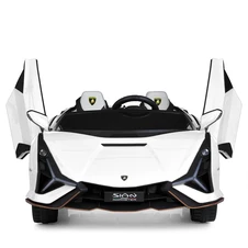 Детский лицензионный электромобиль M 5072 EBLR-1, Lamborghini , белый фото 66