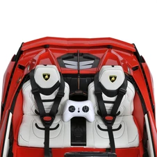 Двухместный детский электромобиль M 5072 EBLR-3, Lamborghini , красный фото 32