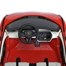 Двухместный детский электромобиль M 5072 EBLR-3, Lamborghini , красный фото 66
