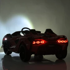 Детский электромобиль M 5072 EBLR-4 двухместный, Lamborghini , синий фото 32