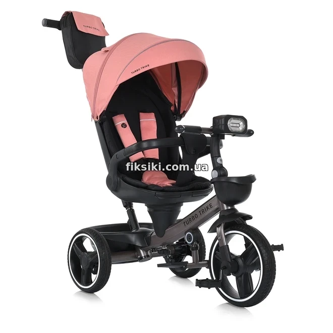 Дитячий триколісний велосипед TURBOTRIKE MT 1002-6, рожевий