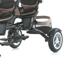 Велосипед для двойни MT 1004DUOS-2 графит с родительской ручкой фото 33