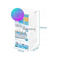 Каркасный бассейн Intex 26746, 488 х 122 см., с фильтр-насосом фото 25