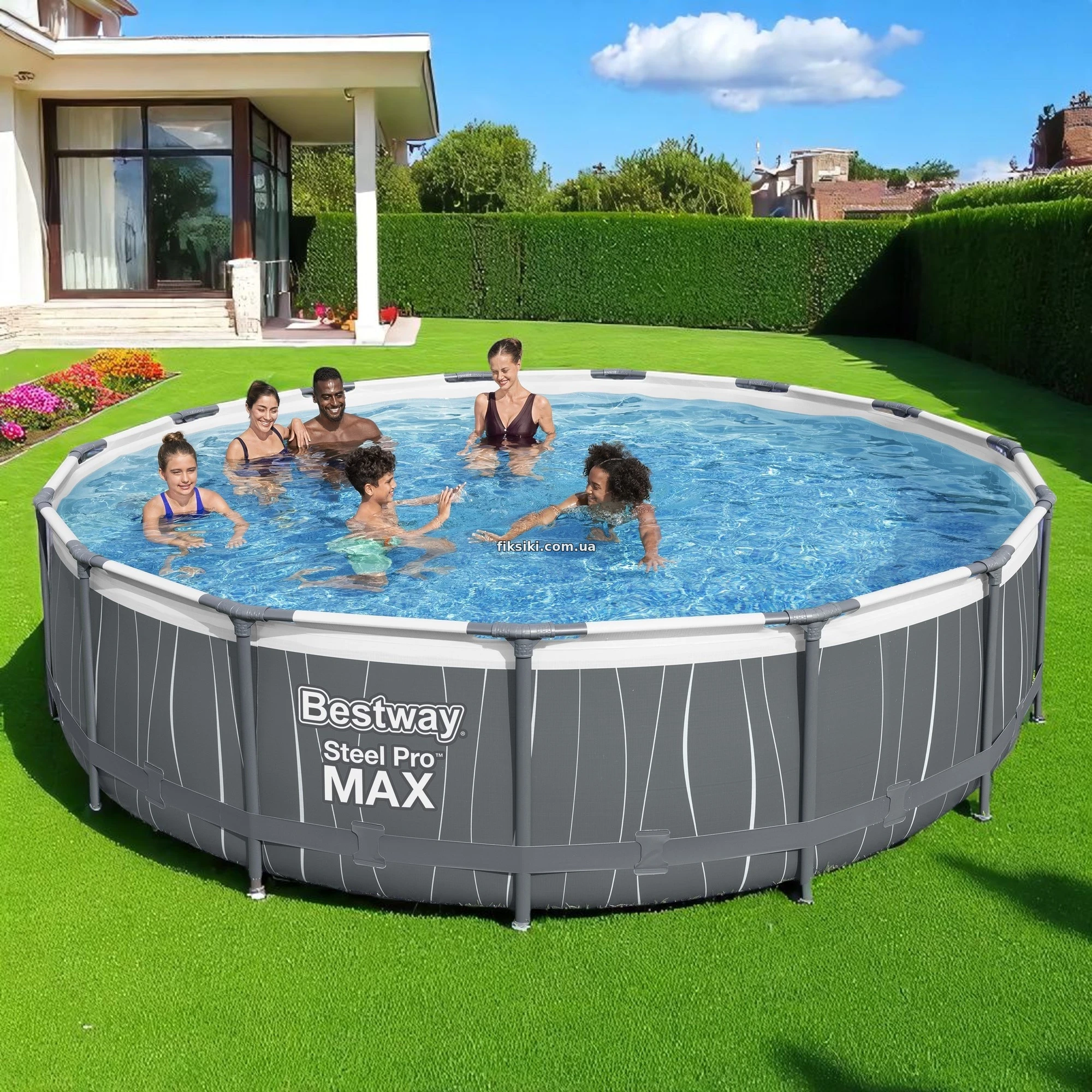 Каркасный бассейн Bestway 561GD, 457 х 107 см., с подсветкой