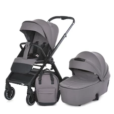 Детская коляска GENESIS ME 1126 Taupe Gray универсальная, 2 в 1 , серая фото 57