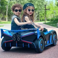 Детский электромобиль M 5053 EBLR-4 Bugatti, 4 мотора , синий фото 44