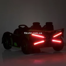 Детский электромобиль Bugatti M 5053 EBLR-6, мягкое сиденье , желтый фото 13