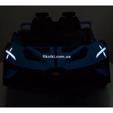 Детский электромобиль Bugatti M 5053 EBLR-6, мягкое сиденье , желтый фото 16