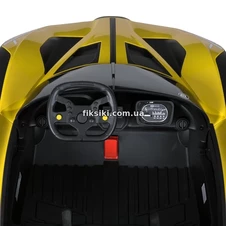 Детский электромобиль Bugatti M 5053 EBLR-6, мягкое сиденье , желтый фото 57