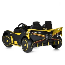 Детский электромобиль Bugatti M 5053 EBLR-6, мягкое сиденье , желтый фото 29