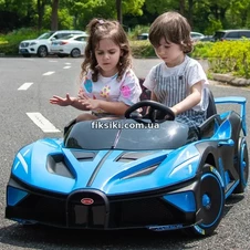 Детский электромобиль Bugatti M 5053 EBLR-6, мягкое сиденье , желтый фото 77