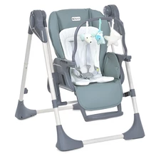 Стульчик-качели ME 1087-G SWAN Pale Green, 2 в 1 , зеленый фото 66