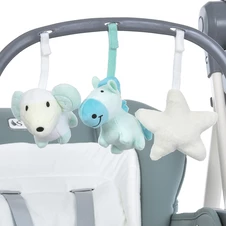 Стульчик-качели ME 1087-G SWAN Pale Green, 2 в 1 , зеленый фото 88