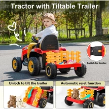 Детский электромобиль M 5111 EBLR-3 трактор, с прицепом купить