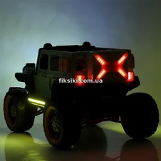 Детский электромобиль M 5831 EBLR-11 Jeep, мягкое сиденье , серый фото 57