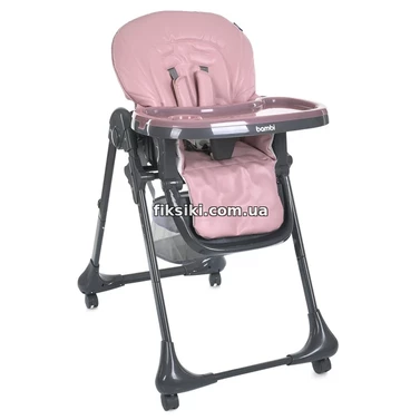 Стульчик для кормления M 3233 L-G Pink Bambi