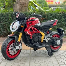 Детский электрический мотоцикл M 5827 EL-6-11 Ducati мягкое сиденье , желто-серый фото 77