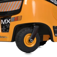 Детский электромобиль M 5989 BLR-6 погрузчик с вилами , желтый фото 16