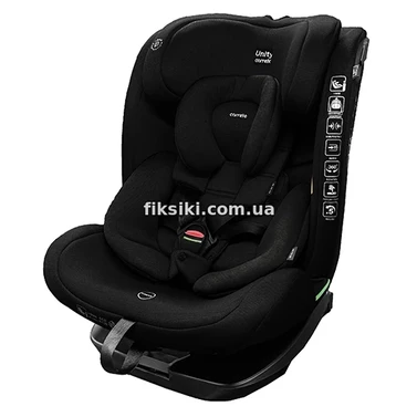 Автокресло CARRELLO Unity CRL-17010 Totality Black поворотное i-Size, ISOFIX