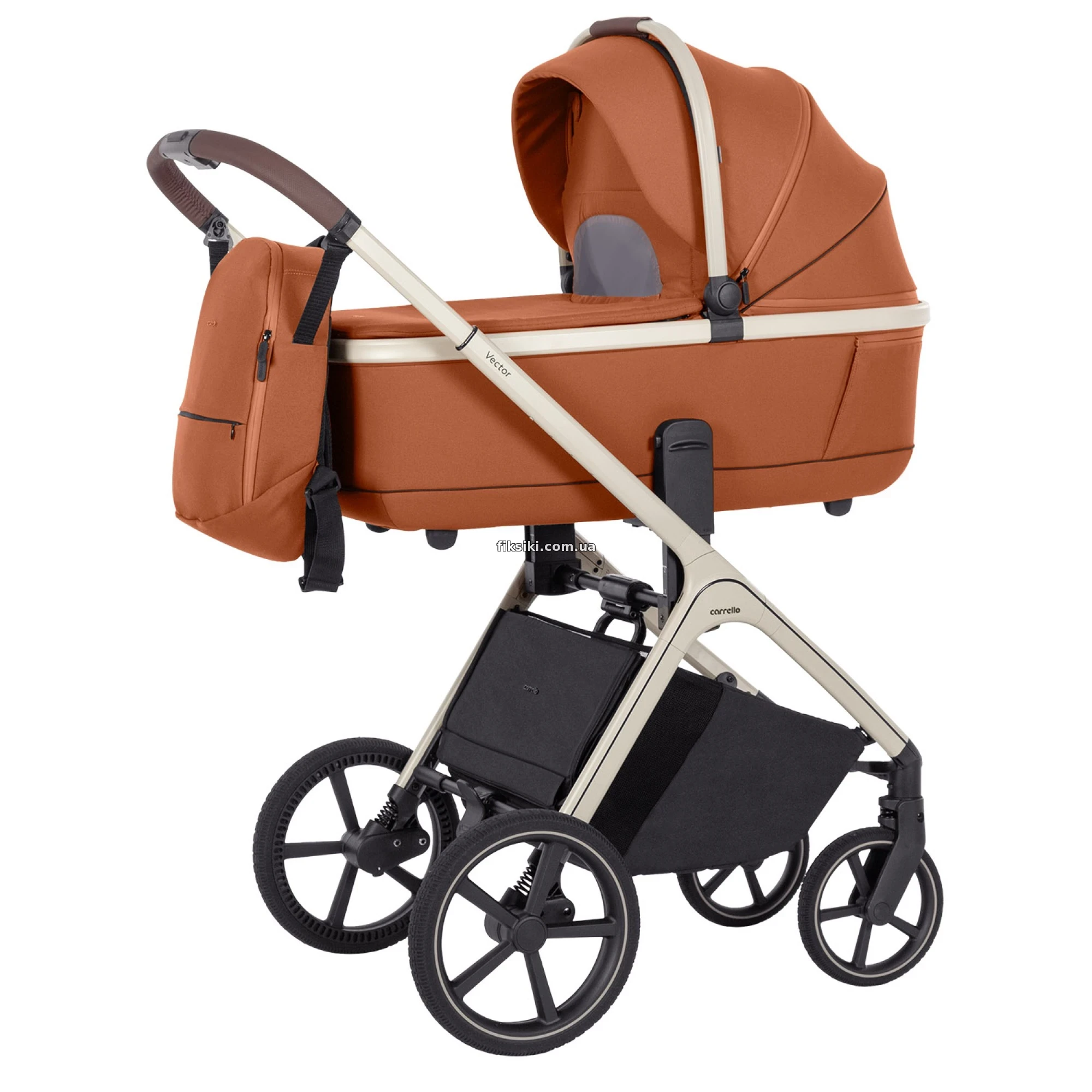 Универсальная коляска CRL-6550 Coral Orange Carrello Vector 2 в 1