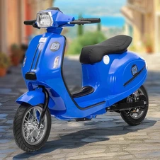 Детский мотоцикл M 6017 AL-4 Vespa Sport, надувные колеса