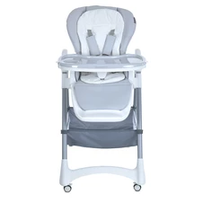 Стульчик для кормления ME 1177 STEADY Quiet Gray El Camino, светло-серый фото 11