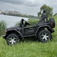 Детский джип на аккумуляторе M 4176 EBLRS-2 Jeep, черный фото 66