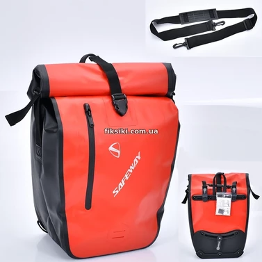 Сумка для электровелосипеда MEB 700C NOVA TRUNK BAG RED на багажник, красная