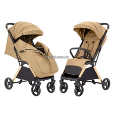 Прогулочная коляска Carrello Cross CRL-5523 Sparrow Beige бежевая фото 11