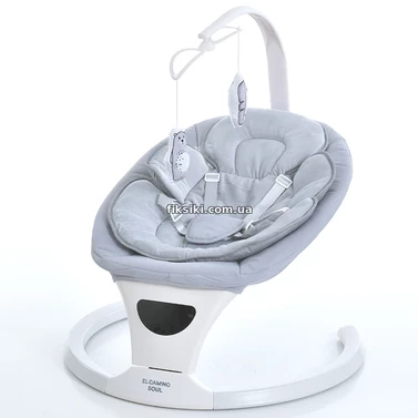 Детский укачивающий центр ME 1175 SOUL Light Gray светло-серый