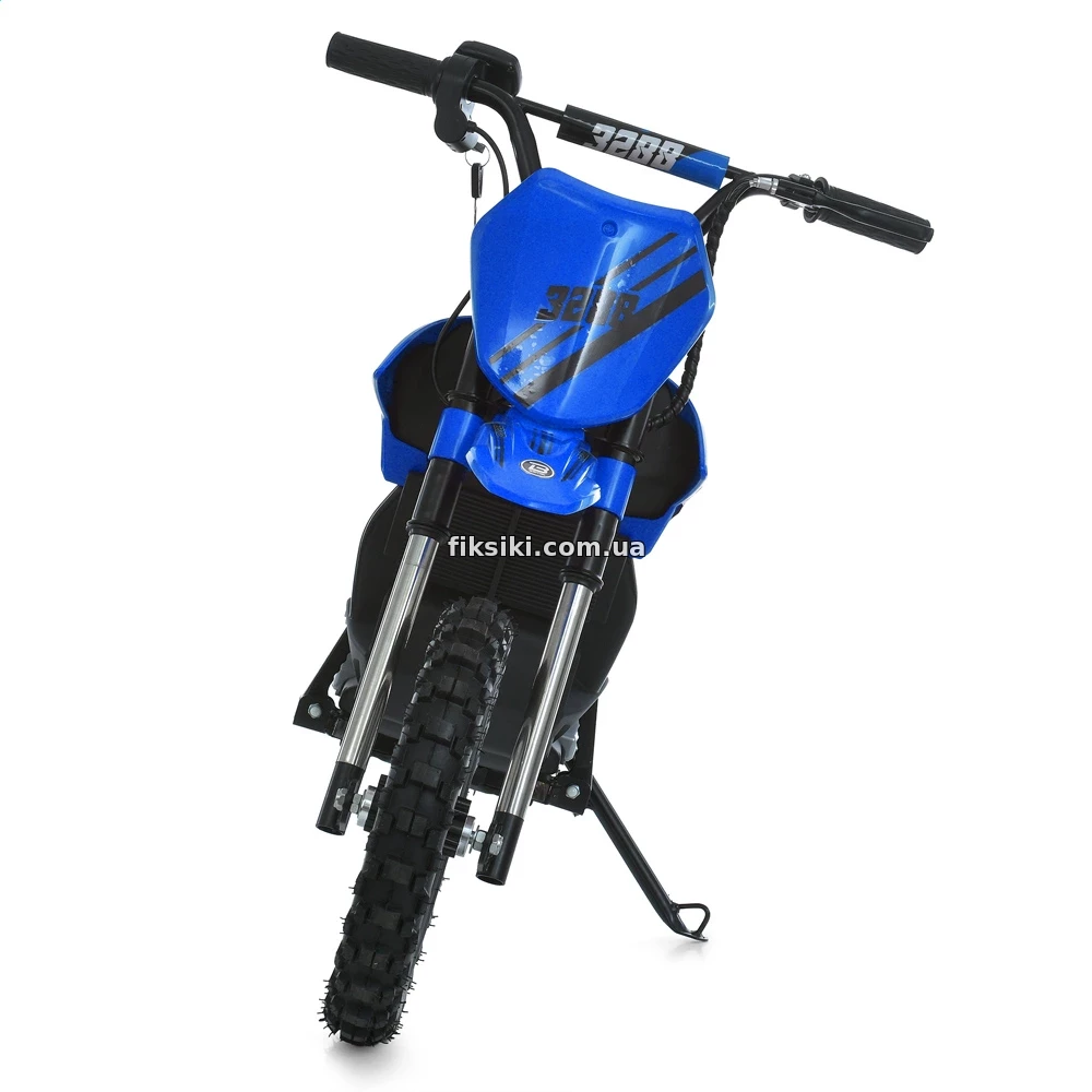 Детский мотоцикл M 6076 AL-4 кроссовый Kawasaki, синий - Купить в