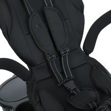 Трехколесный велосипед с ручкой MT 1001-1 Elegant Black черный фото 14