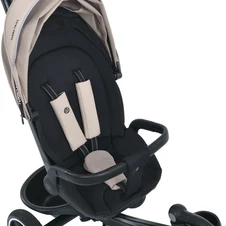 Детский трехколесные велосипед MT 1002-1 Almond Beige с ручкой, бежевый фото 14