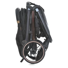Детская прогулочная коляска ME 1127-G BEYA Black Leo черная фото 32