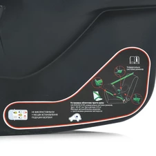 Детское автокресло ME 1186 i-KEEP Melange Jet Black, черное фото 77