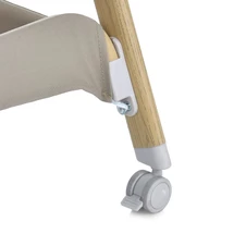 Приставная кровать ME 1180-W INTENSE Taupe Beige бежевая, с функцией укачивания фото 66