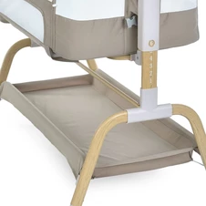 Приставная кровать ME 1180-W INTENSE Taupe Beige бежевая, с функцией укачивания фото 77