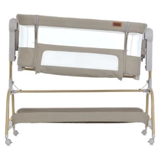 Приставная кровать ME 1180-W INTENSE Taupe Beige бежевая, с функцией укачивания фото 99
