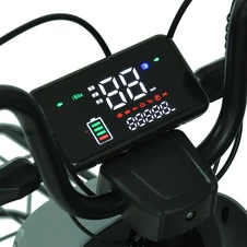 Электроскутер MES 1024-6 Izumi серый, двигатель 500 Вт, с корзинкой фото 11