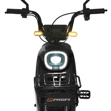 Электроскутер MES 1024-1 Izumi черный, двигатель 500 Вт, с корзинкой фото 13