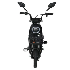 Электроскутер MES 1024-1 Izumi черный, двигатель 500 Вт, с корзинкой фото 55