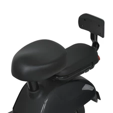 Электроскутер MES 1024-1 Izumi черный, двигатель 500 Вт, с корзинкой фото 66