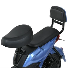 Электроскутер MES 1022-3 Yoshi синий, двигатель 350 Вт, с корзинкой фото 25