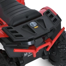 Детский квадроцикл M 6060 EL-3 (24V), 2 двигателя, мягкое сиденье, красный фото 32