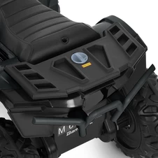 Детский квадроцикл M 6060 EL-2 (24V), 2 двигателя, мягкое сиденье, черный фото 13