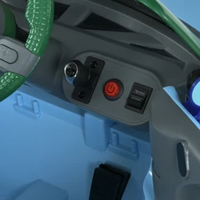 Детская машина на аккумуляторе JE 1688 EBLR-4 (24V) Mini Aceman, синяя фото 20