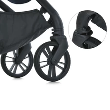 Универсальная коляска ME 1190 Coil Asphalt Gray El Camino, 2 в 1, серая фото 99