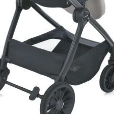 Универсальная коляска ME 1183 Riviera Asphalt Gray El Camino, 2 в 1, серая фото 18